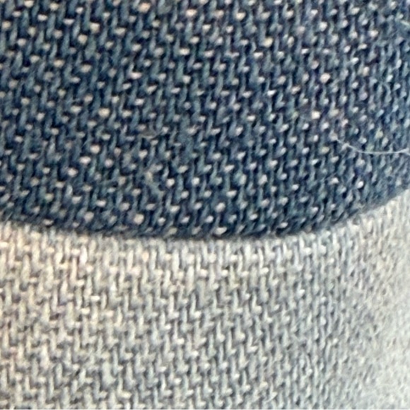 Toms Monica Mule Womens Blue Canvas Slip On 4” Heel Espadrille Wedges 9 NEW - Picture 11 of 12